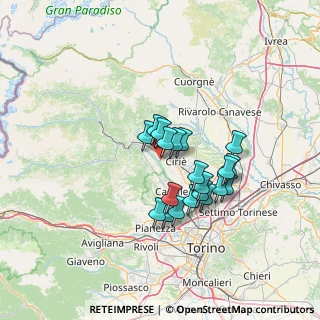 Mappa Via Aiassa, 10070 Villanova Canavese TO, Italia (10.6425)