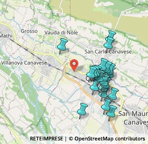 Mappa Via Perino, 10073 Ciriè TO, Italia (1.834)