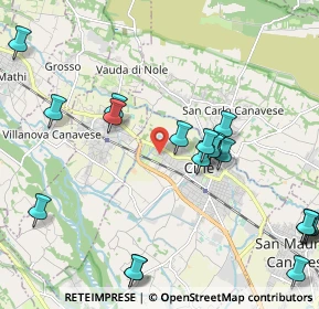 Mappa Via Perino, 10073 Ciriè TO, Italia (2.6645)