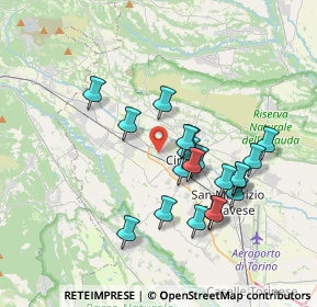 Mappa Via Perino, 10073 Ciriè TO, Italia (3.302)