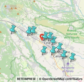 Mappa Via Perino, 10073 Ciriè TO, Italia (3.22545)