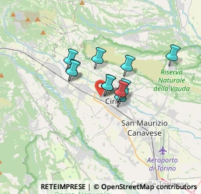 Mappa Via Perino, 10073 Ciriè TO, Italia (2.19818)