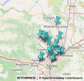 Mappa Via Perino, 10073 Ciriè TO, Italia (11.575)