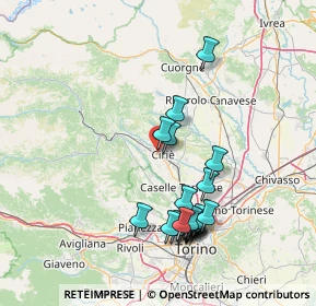 Mappa Via Perino, 10073 Ciriè TO, Italia (15.0765)