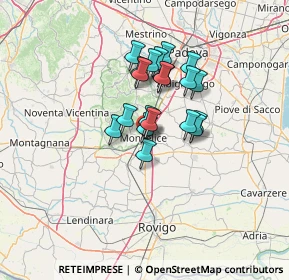 Mappa Via Papa Giovanni XXIII, 35043 Monselice PD, Italia (9.4625)