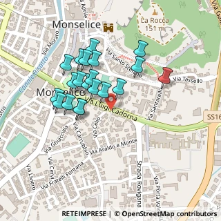Mappa Via Papa Giovanni XXIII, 35043 Monselice PD, Italia (0.2)