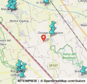 Mappa Strada Provinciale, 26816 Ossago Lodigiano LO, Italia (3.45786)