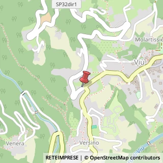 Mappa Str. Via Pavaglione, 4/6, 10070 Viù, Torino (Piemonte)