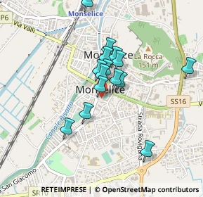 Mappa Via Barilan, 35043 Monselice PD, Italia (0.35)