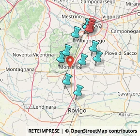 Mappa Via Main, 35043 Monselice PD, Italia (11.47083)