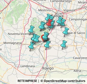 Mappa Via Main, 35043 Monselice PD, Italia (9.244)