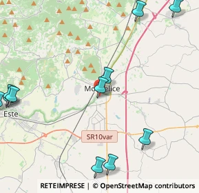 Mappa Via Garibaldi, 35043 Monselice PD, Italia (5.79909)