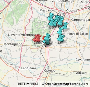 Mappa Via Giuseppe Garibaldi, 35043 Monselice PD, Italia (9.57)