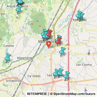 Mappa Via Carrubbio, 35043 Monselice PD, Italia (2.708)