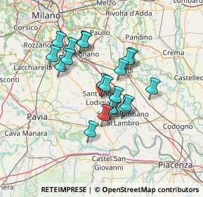 Mappa 26866 Sant'Angelo Lodigiano LO, Italia (10.9265)