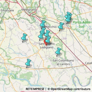 Mappa 26866 Sant'Angelo Lodigiano LO, Italia (7.0325)
