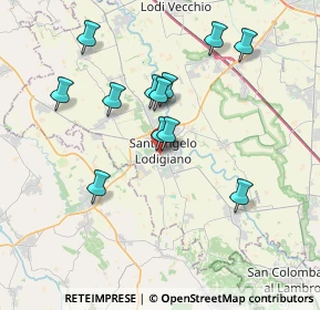 Mappa 26866 Sant'Angelo Lodigiano LO, Italia (3.46917)