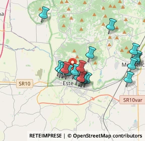 Mappa Via Chiesette Branchine, 35042 Este PD, Italia (3.201)