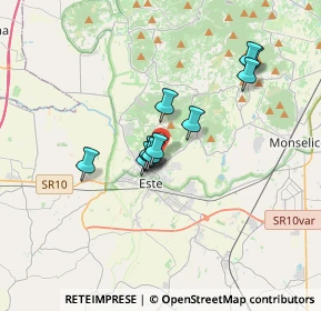 Mappa Via Chiesette Branchine, 35042 Este PD, Italia (2.59727)