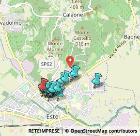 Mappa Via Chiesette Branchine, 35042 Este PD, Italia (0.9135)