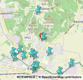 Mappa Via Chiesette Branchine, 35042 Este PD, Italia (1.3)