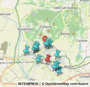 Mappa Via Chiesette Branchine, 35042 Este PD, Italia (1.63933)