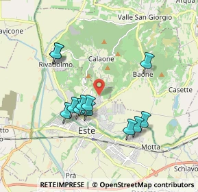 Mappa Via Chiesette Branchine, 35042 Este PD, Italia (1.7075)