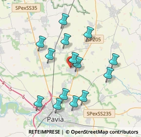 Mappa Piazza Comunale, 27010 San Genesio ed Uniti PV, Italia (3.605)