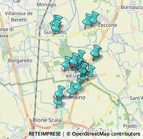 Mappa Piazza Comunale, 27010 San Genesio ed Uniti PV, Italia (1.286)