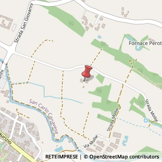 Mappa Strada Mollie Inferiore, 12, 10070 San Carlo Canavese, Torino (Piemonte)