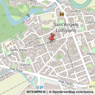 Mappa Via Cabrini Madre, 65, 26866 Sant'Angelo Lodigiano, Lodi (Lombardia)