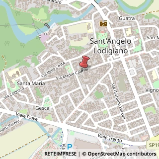 Mappa Via Cabrini Madre, 79, 26866 Sant'Angelo Lodigiano, Lodi (Lombardia)