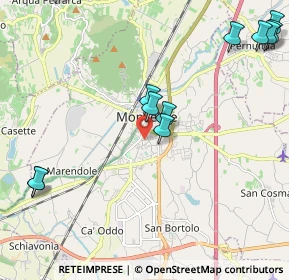 Mappa Via Fratelli Cervi, 35043 Monselice PD, Italia (2.83846)