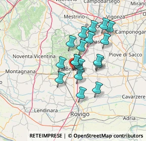 Mappa Via Cervi Fratelli, 35043 Monselice PD, Italia (10.25889)