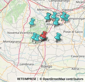 Mappa Via Cervi Fratelli, 35043 Monselice PD, Italia (10.764)