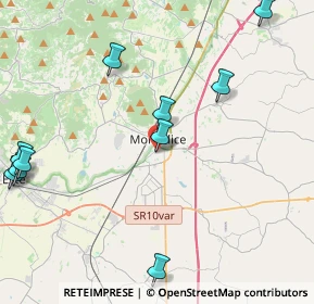 Mappa Via Fratelli Cervi, 35043 Monselice PD, Italia (5.67273)