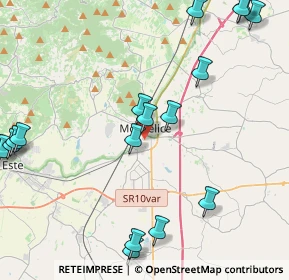 Mappa Via Fratelli Cervi, 35043 Monselice PD, Italia (5.865)