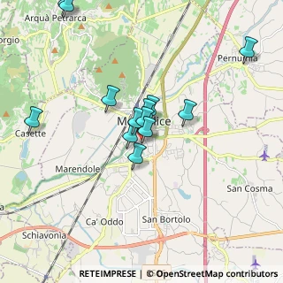 Mappa Via Fratelli Cervi, 35043 Monselice PD, Italia (1.68923)