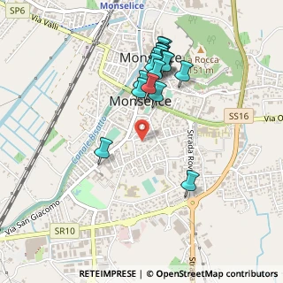Mappa Via Cervi Fratelli, 35043 Monselice PD, Italia (0.4675)
