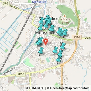 Mappa Via Cervi Fratelli, 35043 Monselice PD, Italia (0.3675)