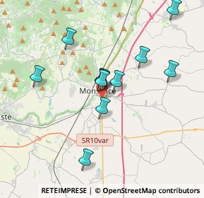 Mappa Via Portavallesella, 35043 Monselice PD, Italia (3.33636)