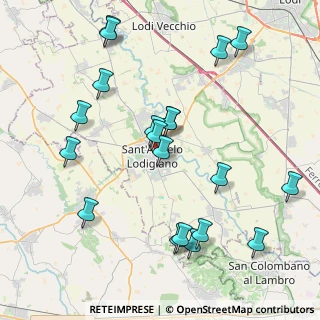 Mappa Via San Giovanni Bosco, 26866 Sant'Angelo Lodigiano LO, Italia (4.4875)