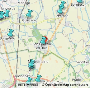 Mappa 27010 San Genesio ed Uniti PV, Italia (3.21692)