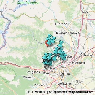 Mappa Via Barello, 10070 Cafasse TO, Italia (10.3735)