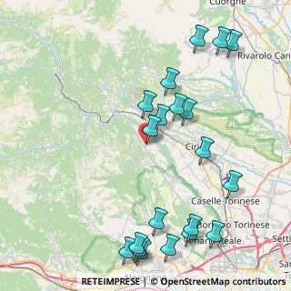 Mappa Via Barello, 10070 Cafasse TO, Italia (10.054)