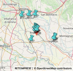 Mappa Via Campagne, 37051 Bovolone VR, Italia (8.62467)