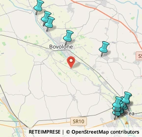 Mappa Via Campagne, 37051 Bovolone VR, Italia (6.33357)
