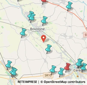 Mappa Via Campagne, 37051 Bovolone VR, Italia (6.685)