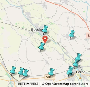 Mappa Via Campagne, 37051 Bovolone VR, Italia (5.78455)