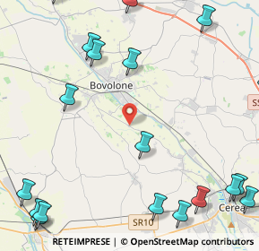 Mappa Via Campagne, 37051 Bovolone VR, Italia (6.672)